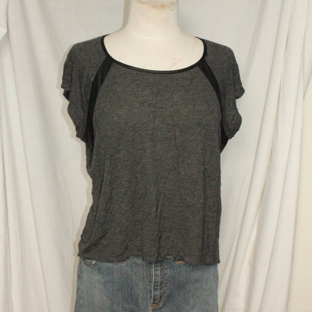 Grey Blouse HI-LO szM